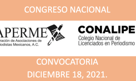 CONVOCATORIAS AL CONGRESO NACIONAL DE FAPERMEX Y CONALIPE