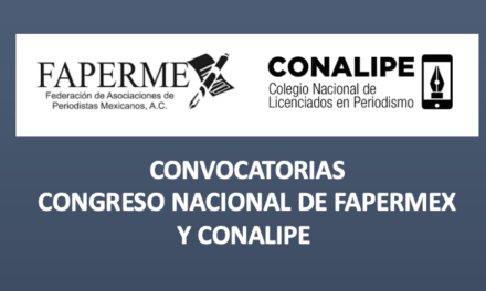 CONVOCATORIAS. CONGRESO NACIONAL DE FAPERMEX Y CONALIPE 